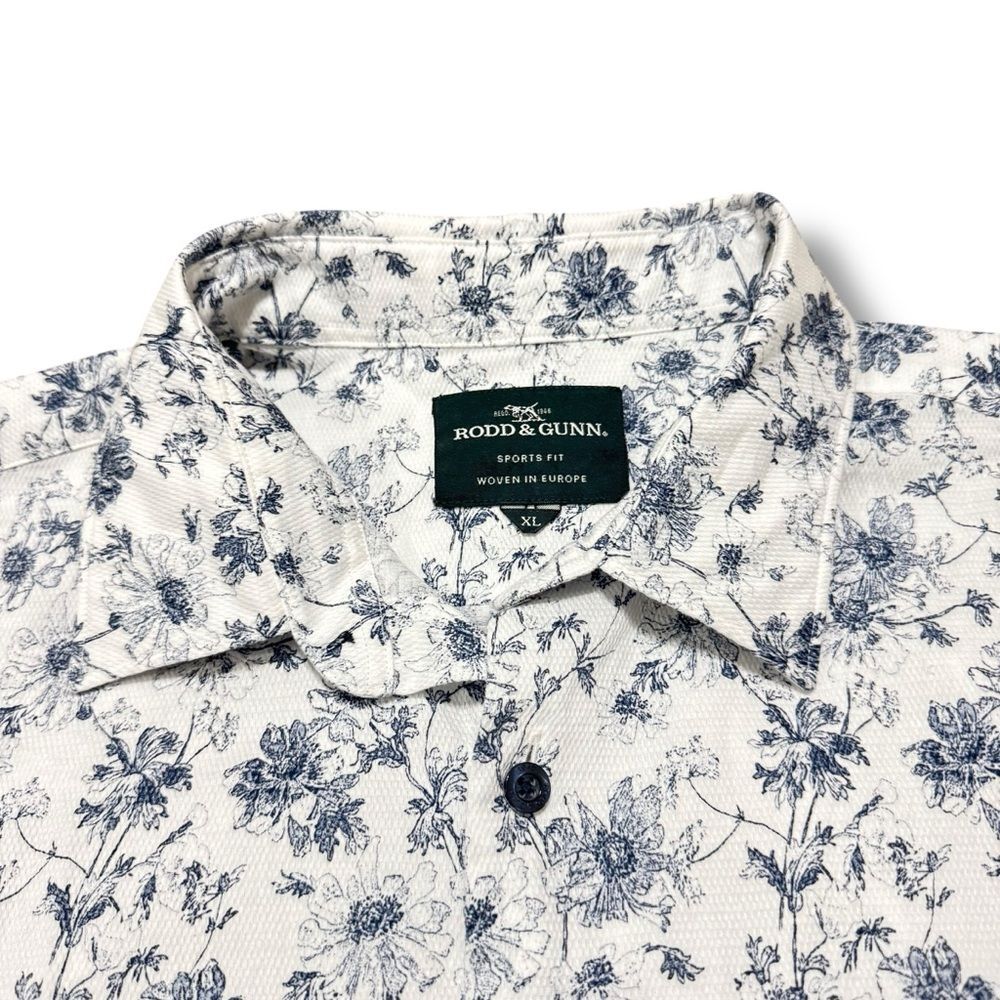 Rodd & Gunn Mount Albert Sports Fit Floral Button Down Shirt Men’s XL - Picture 5 of 9